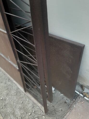 demir turbalar: Dəmir Həyət darvazası, Siyirmə, Mexaniki, rəng - Qəhvəyi, Kredit yoxdur — 5