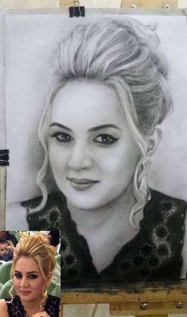 əsgər şəkilləri çəkmək: Rəsm əsərlərinin sifarişi Portretlər Azərbaycan Respublikası Rəssamlar — 5