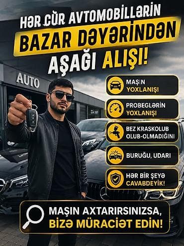 Xidmət: Avtomobil seçimi və peşəkar yoxlama Təsvir: - Hər cür