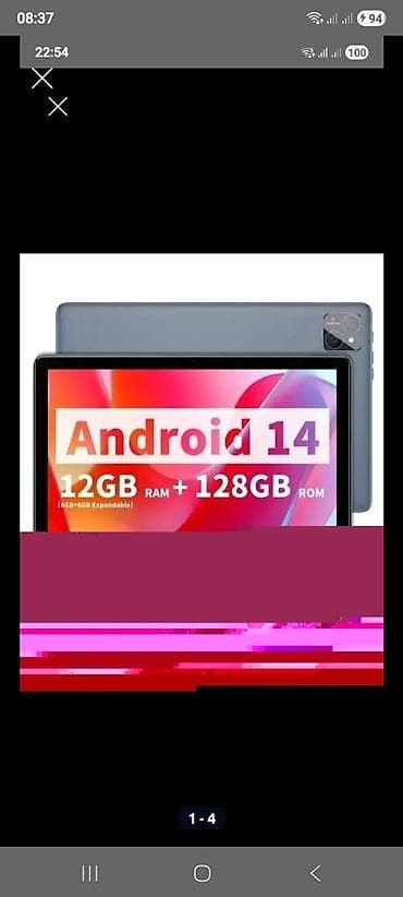 acer aspire e15 571g: Android 14 planşet - Ekran: 10.1 düym, 1280×800 IPS HD - Ölçülər — 1