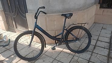 rolik tekerleri: Şəhər tipli velosiped - Rəng: tünd mavi/qara tonlar - Çərçivə: aşağı — 2