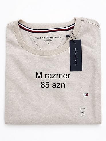 Original tommy hilfiger t shirt hamsi M olcu biri 85 azn real ve — 1