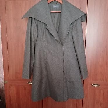 vozol ucuz: Palto, New Look, L, rəng - Boz — 1