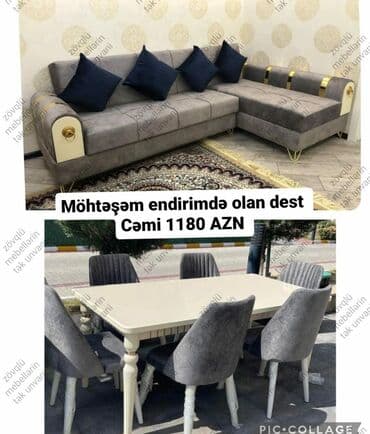 əncir cemi: *künc divan* *masa dest* Yeni məhsul ✔️ sifarişlə hazırlanır ✔️ — 4