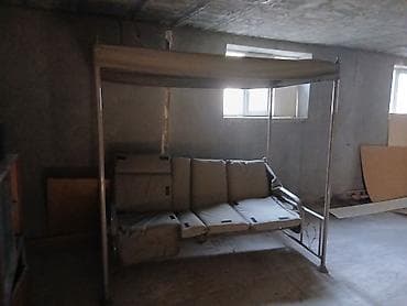 kunc mebel: Divan-yelləncək, Zontikli, Metal — 4