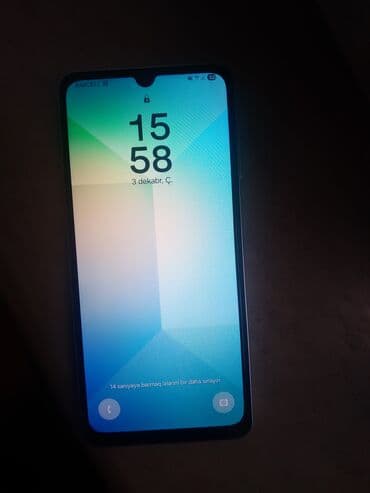 Samsung Galaxy A06, 128 GB, rəng - Qızılı, Barmaq izi lalafo.az -da Samsung Galaxy A06, 128 GB, rəng - Qızılı, Barmaq izi