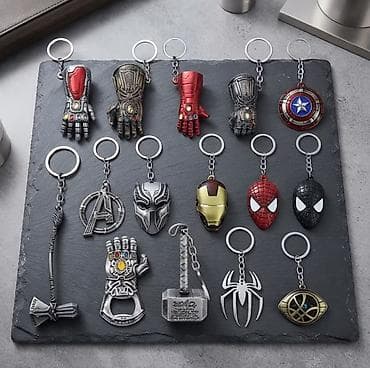 avengers: Marvel temalı metal açarlıq kolleksiyası: - Material: metal ərinti — 1