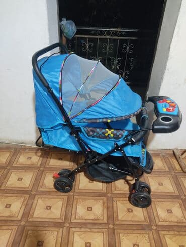 uşaq dojdevikləri: Uşaq arabası – yüngül və rahat model Xüsusiyyətlər: - Rəng: mavi — 3