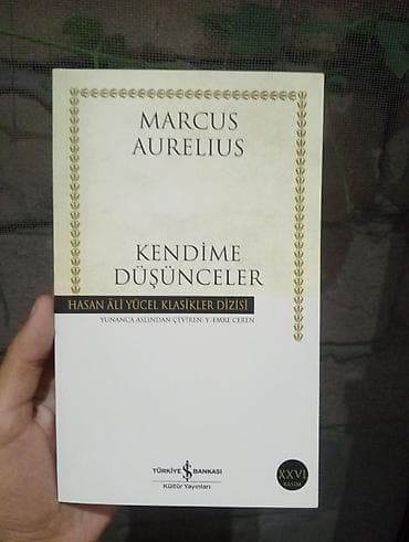 drakula kitabı: Marcus Aurelius – Kendime Düşünceler (Meditações) kitabı - Nəşr — 1