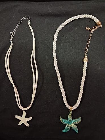 Kulonlar: Dəniz ulduzu temalı iki ədəd boyunbağı seti. HƏR BİRİ 5 MANAT - Model — 1