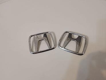 Honda avtomobilləri üçün loqo/emblem dəsti - 2 ədəd xrom rəngli Honda