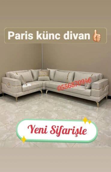 mətbəx ucun divan: Künc divan, Yeni, Açılan, Bazalı, Parça, Rayonlara çatdırılma — 12