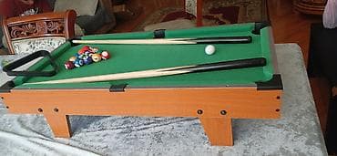 mini disk: Masaüstü 4‑ü 1‑də oyun dəsti – “4 in 1 Ball Table” Komplekt bir gövdə — 1