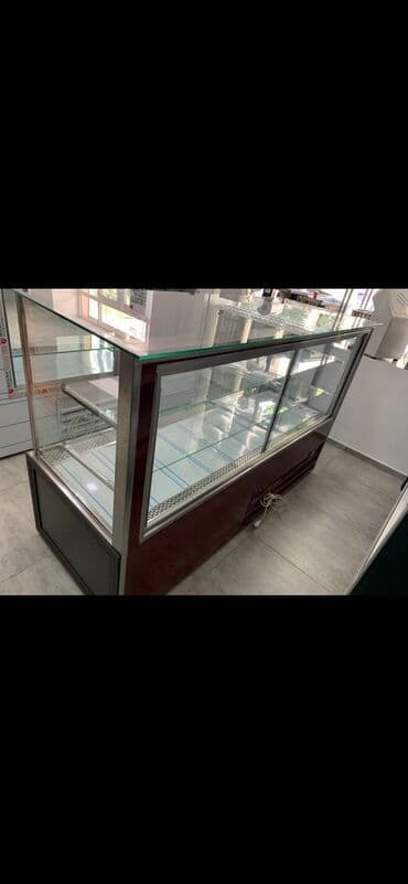 vitrin soyuducu lalafo: Şirniyyət üçün, 125 * 100 * 70, Yeni, Ünvandan götürmə, Ödənişli çatdırılma — 3