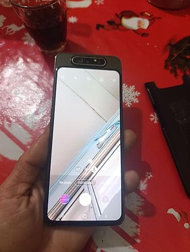 samsung telvizor: Samsung Galaxy A80, 128 GB, rəng - Qara, Barmaq izi — 1