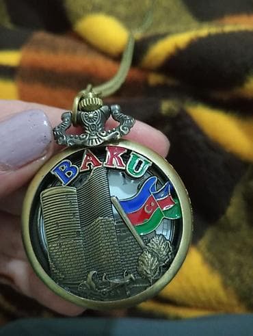 cccp saat: TƏCİLİ SATILIR Kişi üçün klassik cib saatı – BAKU temalı - Mexanizm — 5