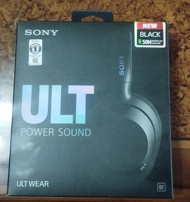 Yeni Simsiz (Bluetooth) Qulaqcıqlar, Sony, rəng - Qara