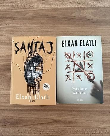 cingiz abdullayev kitablari: Elxan Elatlı – 2 kitab dəsti - SANTAJ: Psixoloji triller janrında — 1