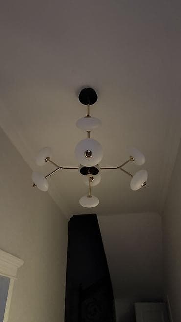 Çılçıraq, 8 lampa, Metal — 5