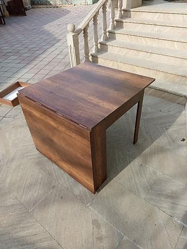 acilib baglanan stollar: Qonaq masası, Qatlanan, Laminat, Dördbucaq masa — 2