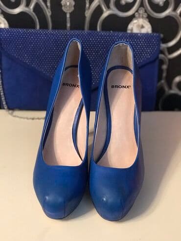 женские толстовки на молниями: Туфли, Размер: 39, цвет - Синий, Новый — 5