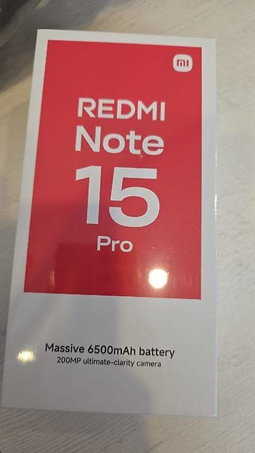 Redmi Note 15 Pro pafofkadi acilmayib 256 yadaş kirididi tecili
