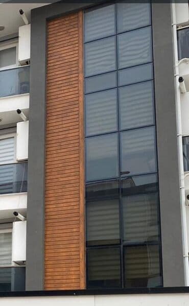 reşotka sifarişi: Aluminium cephe alüminium mağaza vitrajları i̇zo qapı pəncərə — 1