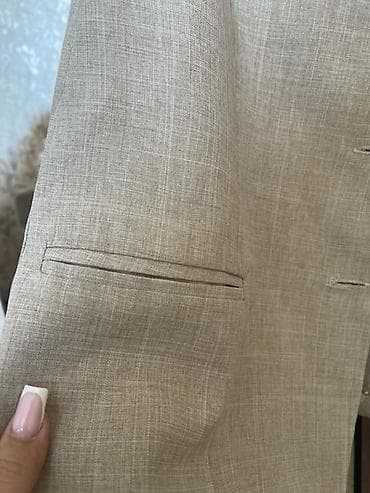 hafize sultan macunu: Bej rəngli Kətan qadın pencəyi.Orginal türk məhsulu.1 dəfə geyinilib — 3