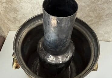 CD, DVD disklər və kassetlər: Qədim samovar, 1909 il, Latun, Vəziyyəti: Yaxşı — 3