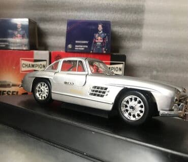metbex tavan modelleri: Коллекционная модель Mercedes-Benz 300SL Coupe W198 Silver 1954 — 11