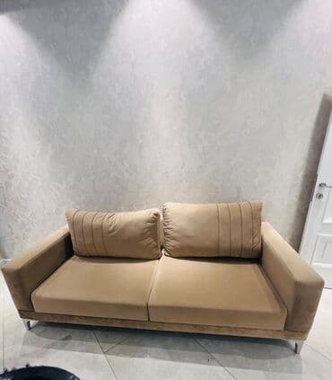 iki nəfərlik divan: Divan, İşlənmiş, Açılmayan, Bazasız, Vеlur parça, Çatdırılma yoxdur — 2