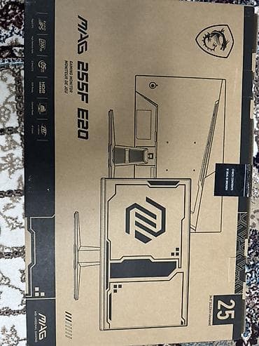 masaustu komputerler: Oyun kompüteri və monitor dəsti - Monitor: MSI MAG 255F E20 - 25" — 2