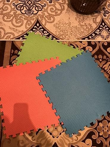 rezin qəlib: Rəngli puzzle döşəmə panelləri (EVA köpük) 28 ədəd. Dənəsi 5 manat - — 1