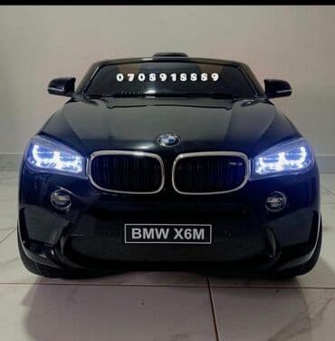 электромобиль: BMW x6 M seriyası. Lisensiyalı elektromobil. 2.4 GHZ uzaqdan nəzarət — 6