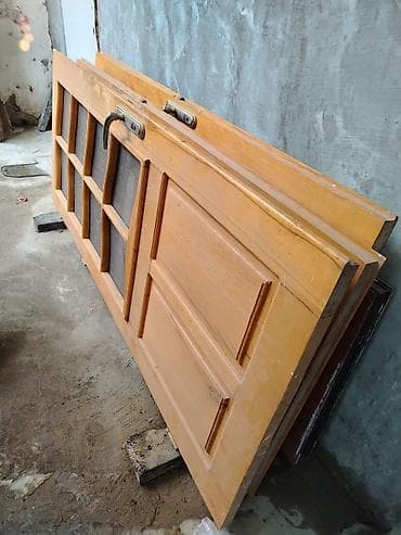 qapi avropa: 1 ədədi 4.5 dənədir Taxta giriş/interyer qapıları dəsti - Material — 2