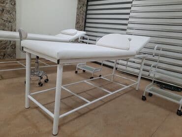 55 yas tortlari: Yeni, Masaj kuşetkası, Qatlanmayan, rəng - Ağ — 3