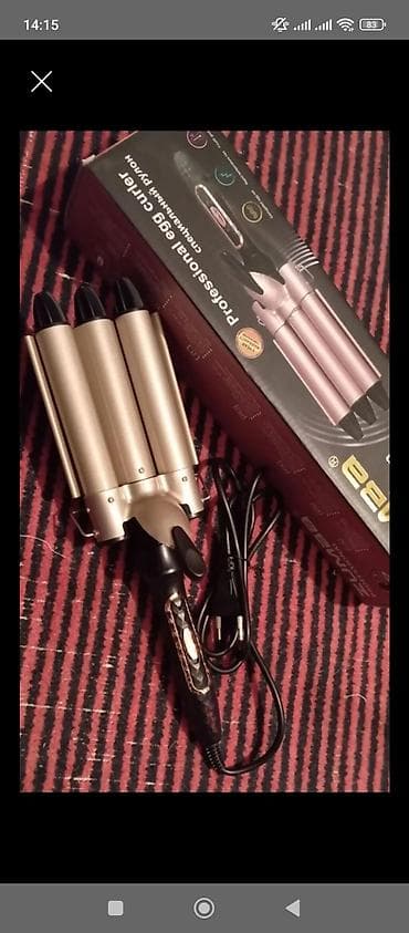 Üç borulu dalğa verən saç ucluğu (triple barrel waver) - Professional at lalafo.az Üç borulu dalğa verən saç ucluğu (triple barrel waver) - Professional