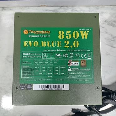 notebook satisi: Qida bloku Thermaltake, 850 W, İşlənmiş — 6