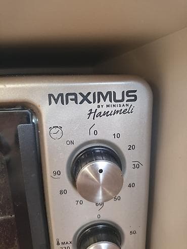 metbext esyalari: Duxovka Elektrik, rəng - Gümüşü, Ayrıca dayanan, İşlənmiş — 1