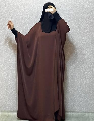 Qadınlar üçün rahat və örtülü abaya dəsti - Model: geniş kəsimli, boş