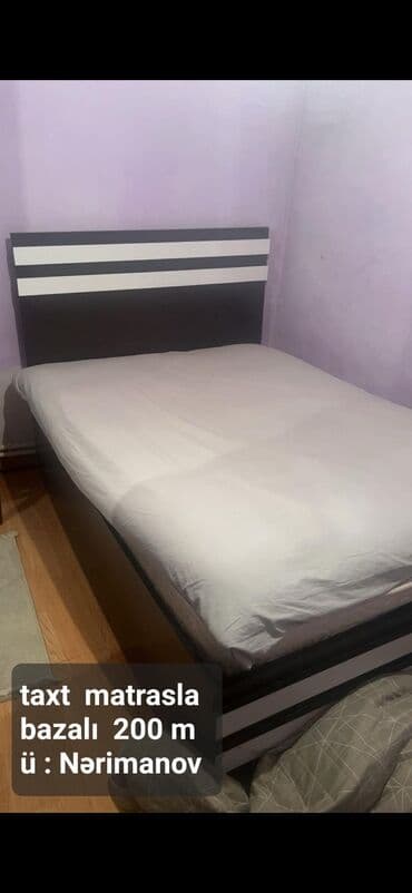 Dolablar: İkinəfərlik çarpayı, Bazalı, Matras ilə, Siyirməsiz — 1