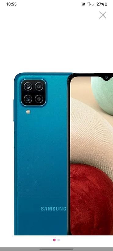 Samsung Galaxy A12, 64 GB, rəng - Göy, Barmaq izi lalafo.az -da Samsung Galaxy A12, 64 GB, rəng - Göy, Barmaq izi