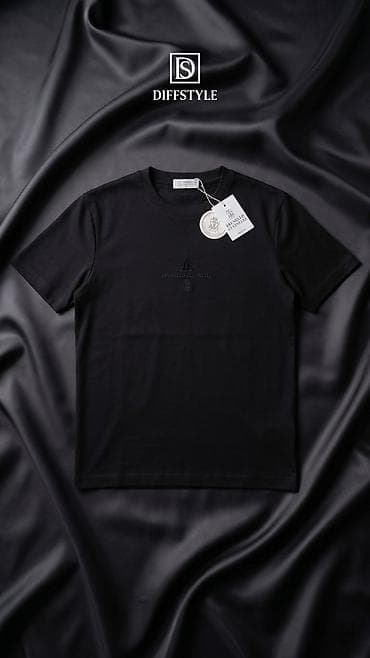 Brunello Cucinelli kişi T‑şörtü - Model: qısaqol, kruqu boyun - — 3