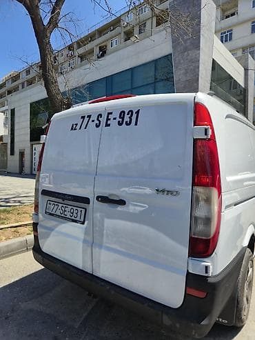 Mercedes-Benz Vito yük mikroavtobusu - Korpus: ağ rəngli, qapalı yük — 5