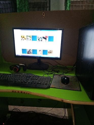 Monitorlar: Ddr3 i3 praseser 1 vidyo karta 4 ram miwka klavyatura ve kamera nawnki — 1