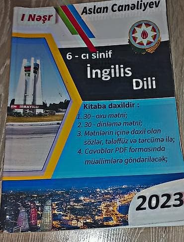 Testlər: İngilis dili Testlər 6-cı sinif, 1-ci hissə, 2023 il — 1