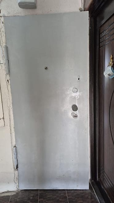 agac qapi: Dəmir giriş qapısı və dekorativ MDF üzlü daxili panel - Material — 2