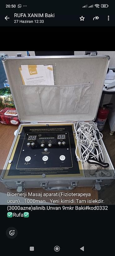 FOHOW Yang-Sheng Meridians Massager – bioenerji/fizioterapiya üçün