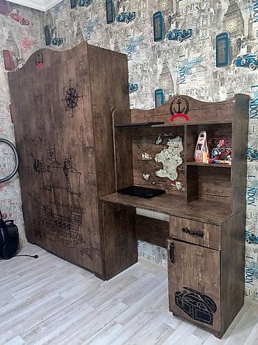 Oğlan və qız üçün, 2 təknəfərlik çarpayı