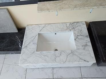 moyka tulpan: Mərmərdən hazırlanmış hamam çanaqları və stolüstü konsollar - — 3